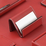 Red Business Card Tray