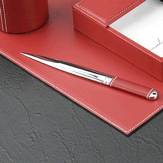 Red Leather Letter Opener